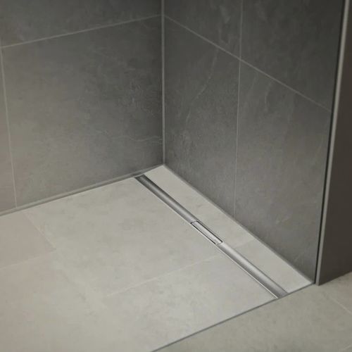 Caniveau de douche en acier inoxydable - CLEANLINE30 - GEBERIT - en inox brossé / préfabriqué / contemporain