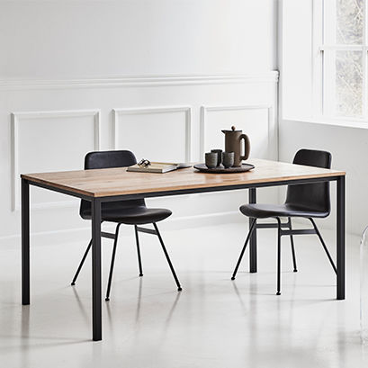 Table contemporaine - LESS IS MORE - DK3 - en chêne / en bois massif / en noyer