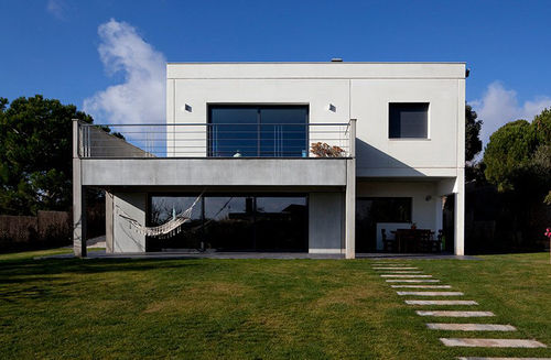 Maison préfabriquée - HDS : PEL - HORMIPRESA - écologique / contemporaine / à 2 étages