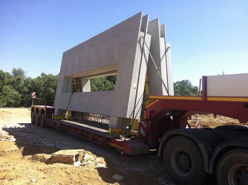 Mur en béton - IWALL - HORMIPRESA - préfabriqué / avec panneau modulaire