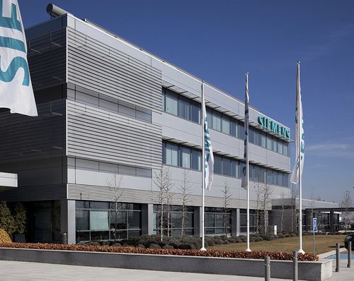 Bâtiment préfabriqué - SIEMENS - HORMIPRESA - en béton / pour bureau / contemporain