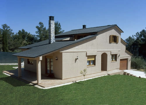Maison préfabriquée - TRADIXALET : MASIA - HORMIPRESA - écologique / contemporaine / à 2 étages