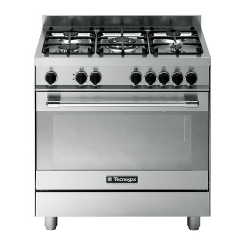 Cuisinière à gaz - PTV898XS - Tecno SpA - électrique / 5 foyers / 1 four