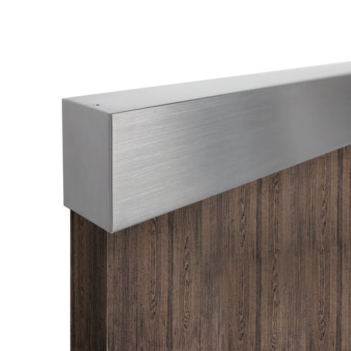 Système coulissant en acier inoxydable - PLANEO 60 PRO - Griffwerk GmbH - pour porte en bois / coureurs cachés / mural