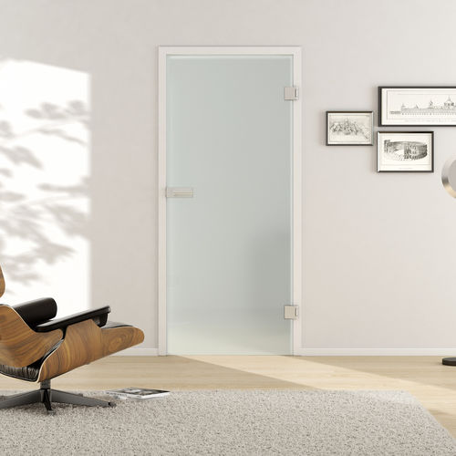 Porte d'intérieur - ALL SATIN 501 - Griffwerk GmbH - en verre / battante / contemporaine