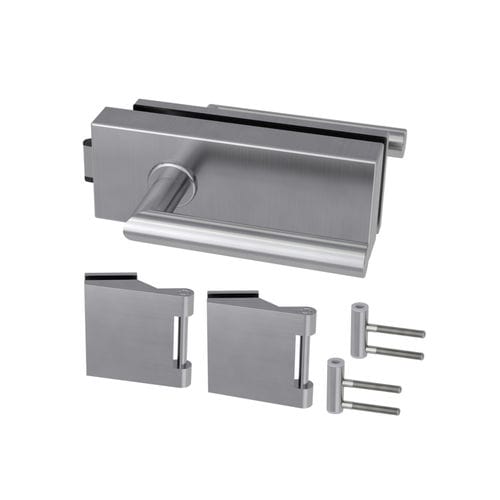 Serrure mécanique - FABRICO L-FORM - Griffwerk GmbH - avec poignée / pour porte en verre / 1 point