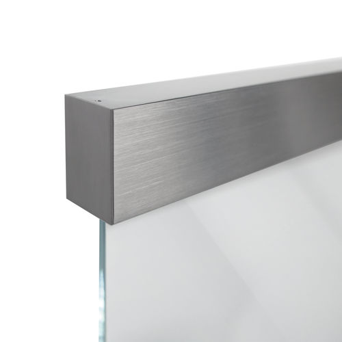 Système coulissant en acier inoxydable - PLANEO 60 PRO - Griffwerk GmbH - pour porte en verre / mural / résidentiel