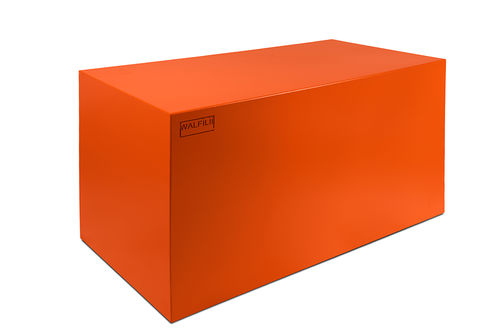 Piédestal contemporain - WALFiLii - en inox / en acier corten / de jardin