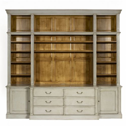 Bibliothèque classique - MARTEL - Oficina Inglesa - en chêne / en acajou / en bois peint à la main