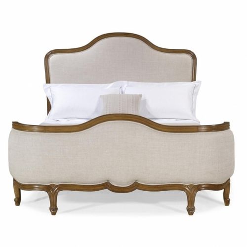 Lit king size - TOUSSAINT - Oficina Inglesa - simple / de style Louis XV / tapissé