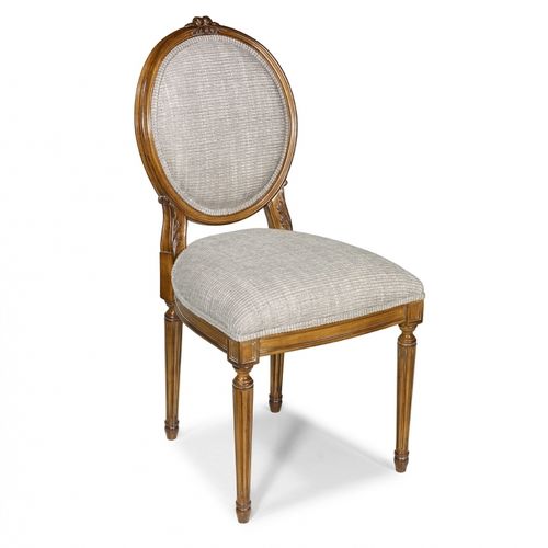 Chaise de salle à manger contemporaine - DIOR - Oficina Inglesa - d'intérieur / en tissu / en cuir