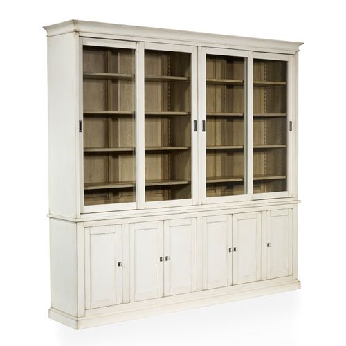 Bibliothèque classique - JERSEY - Oficina Inglesa - en chêne / en acajou / sur mesure