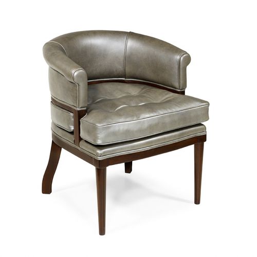 Chaise classique - FARADAY - Oficina Inglesa - d'intérieur / en tissu / en cuir