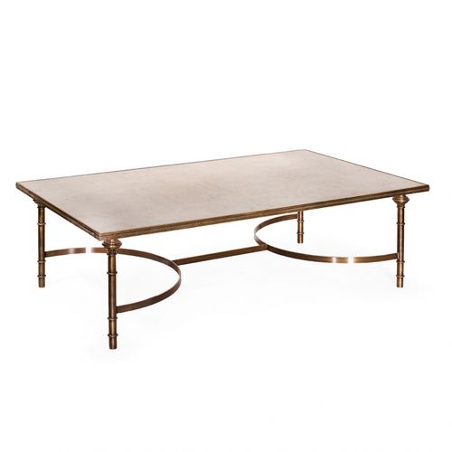 Table basse classique - METROPOL - Oficina Inglesa - en verre / en chêne / en acajou