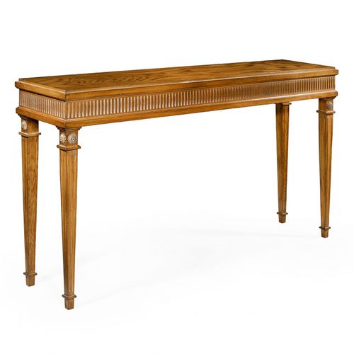 Console de style gustavien - CHARLOT  - Oficina Inglesa - en chêne / en cerisier / en acajou