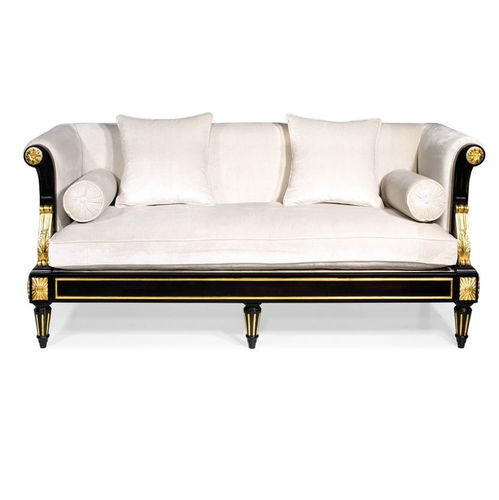 Canapé de style Empire - LEPIC  - Oficina Inglesa - en tissu / en cuir / blanc