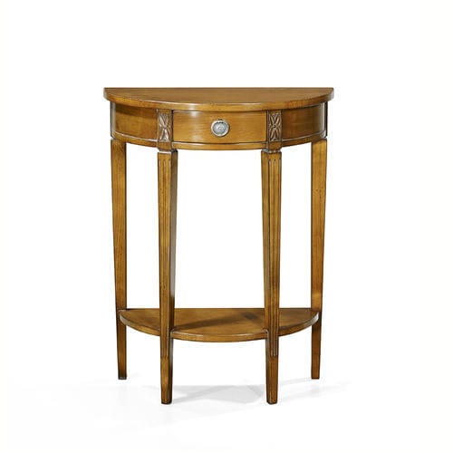 Console classique - DEMI LUNE - Oficina Inglesa - en chêne / en cerisier / en acajou