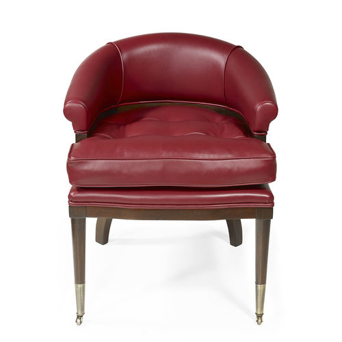 Chaise de bureau de style français - HAWKING - Oficina Inglesa - d'intérieur / en tissu / en cuir