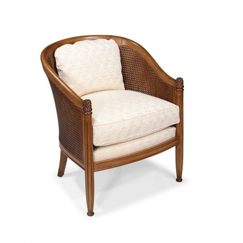 Fauteuil classique - TRADITION - Oficina Inglesa - en tissu / en cuir / en chêne