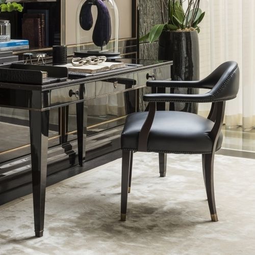 Chaise de bureau classique - ABERCROMBIE - Oficina Inglesa - d'intérieur / en tissu / en cuir