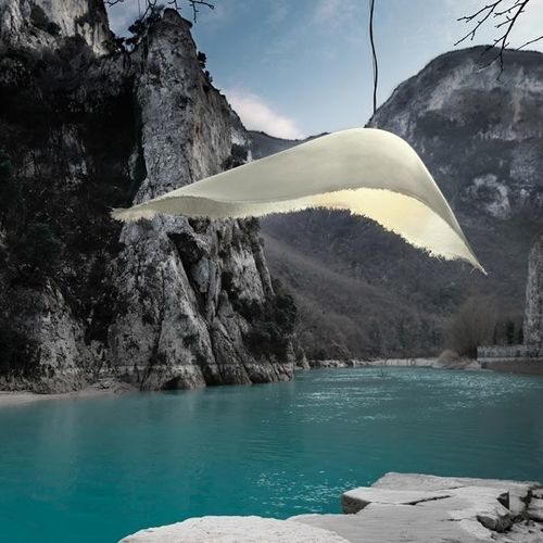 Suspension - MOBY DICK - KARMAN - en fibre de verre / contemporaine / d'extérieur