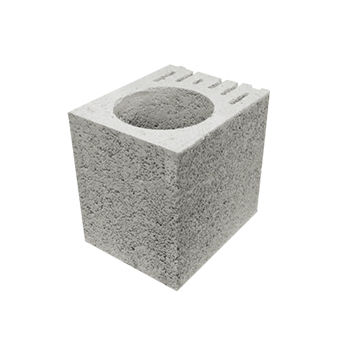 Bloc de béton léger - Technitherm - à haute résistance / d'angle
