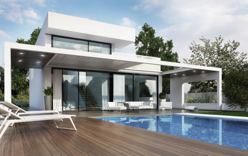 Couverture pour pergola coulissante - ARMONIA TETTOIA - DIRELLO S.R.L