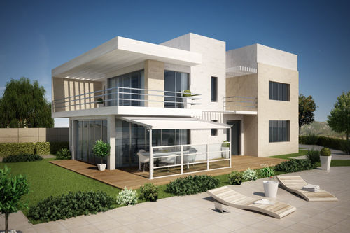 Pergola adossée - PERGALPACK - DIRELLO S.R.L - en aluminium / couverture coulissante en toile PVC