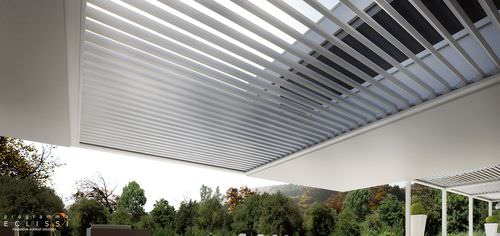 Brise-soleil en aluminium - BIOSHADE  - DIRELLO S.R.L - pour toiture / orientable motorisé / motorisé