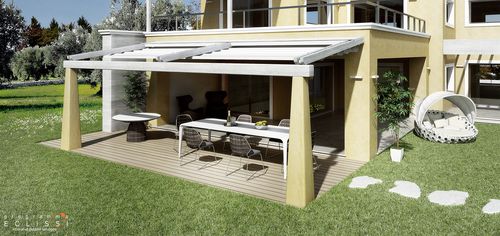 Couverture pour pergola coulissante - TENDAL - DIRELLO S.R.L