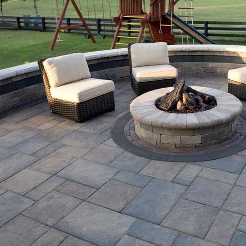 Pavé en pierre reconstituée - BEACON HILL FLAGSTONE™ - UNILOCK - d'extérieur / piéton / pour espace public