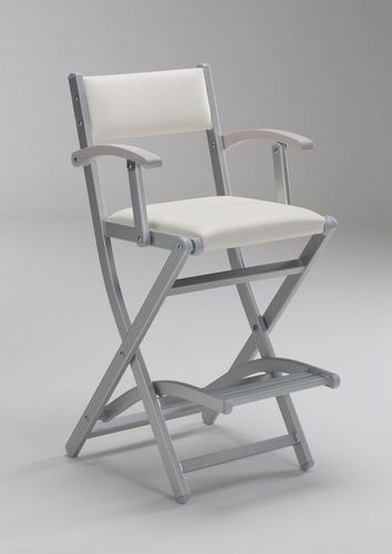 Fauteuil de maquillage pliant - S105.A - CANTONI - avec repose-pieds