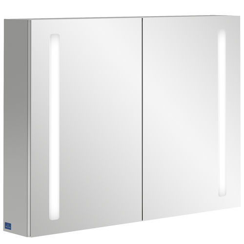 Armoire de toilette à miroir avec éclairage intégré - MY VIEW 14+ : A433G1 - Villeroy & Boch - contemporaine / murale