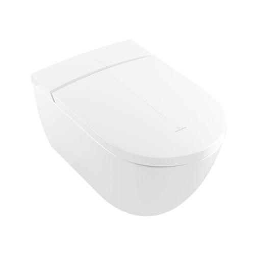 WC lavant - VICLEAN : V0E100 - Villeroy & Boch - suspendu / en porcelaine / moderne