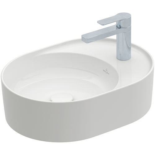 Vasque à poser - COLLARO : 4A1551 - Villeroy & Boch - en céramique / ovale / contemporaine