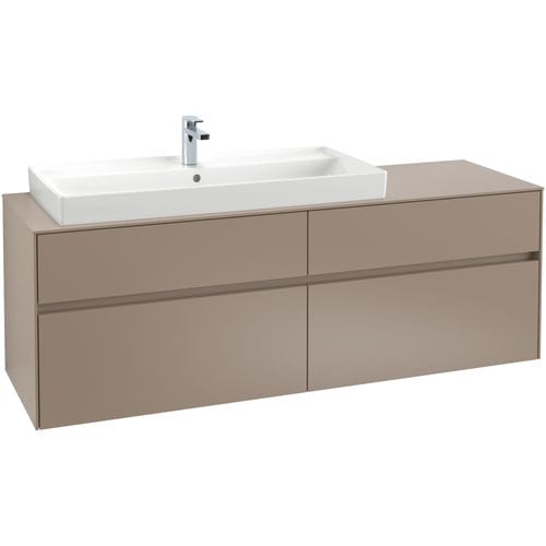 Meuble sous vasque simple - COLLARO : C029L0 - Villeroy & Boch - suspendu / en bois / contemporain