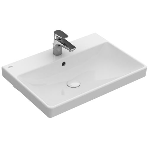 Vasque à encastrer - AVENTO : 415860 - Villeroy & Boch - en céramique / rectangulaire / contemporaine
