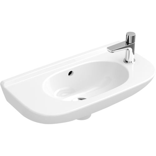 Vasque suspendue - O.NOVO : 536150 - Villeroy & Boch - en porcelaine / ovale / contemporaine