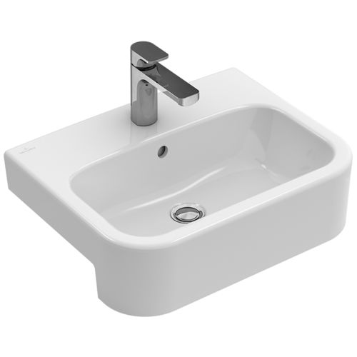 Vasque semi-encastrée - ARCHITECTURA: 419055 - Villeroy & Boch - en céramique / rectangulaire / contemporaine