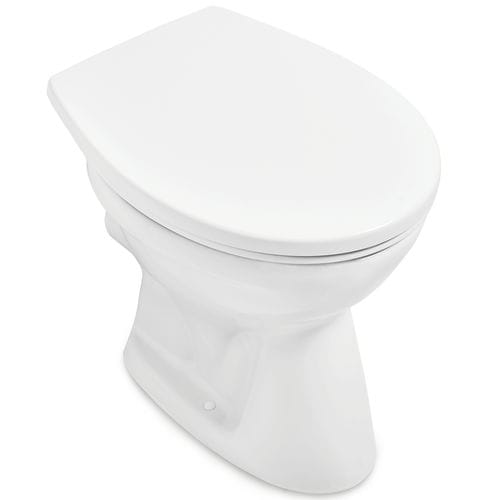WC à poser - O.NOVO: 7618R0 - Villeroy & Boch - en céramique / professionnel