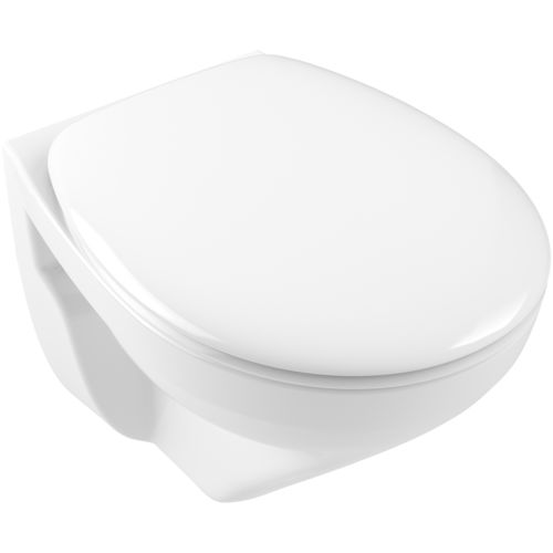 WC suspendu - O.NOVO: 7667R0 - Villeroy & Boch - en céramique / professionnel / sans bride