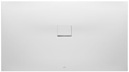 Receveur de douche rectangulaire - SQUARO INFINITY : UDQ1810SQI2V - Villeroy & Boch - à encastrer / en quartz / en acrylique