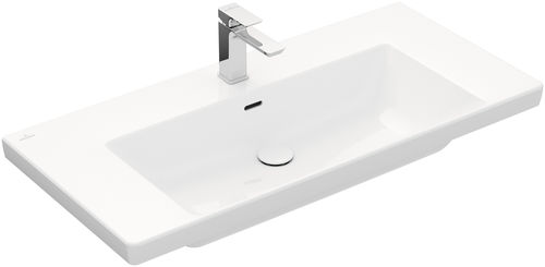 Vasque à encastrer - SUBWAY 3.0: 4A70A2 - Villeroy & Boch - en céramique / rectangulaire / contemporaine