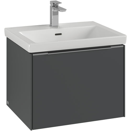 Meuble vasque suspendu - SUBWAY 3.0: C577L1 - Villeroy & Boch - en bois / contemporain / avec tiroirs