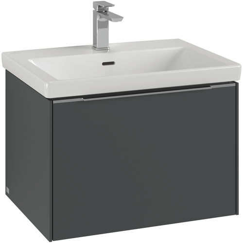 Meuble vasque suspendu - SUBWAY 3.0: C575L2 - Villeroy & Boch - en bois / contemporain / avec tiroirs