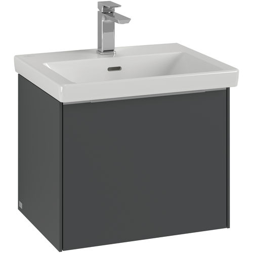 Meuble vasque suspendu - SUBWAY 3.0: C57900 - Villeroy & Boch - en bois / en aluminium / contemporain