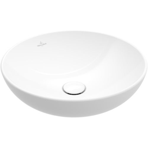 Vasque à encastrer - LOOP & FRIENDS: 4A450001 - Villeroy & Boch - en céramique / ovale / sans trou