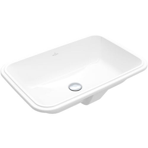 Vasque sous plan - ARCHITECTURA: 5A7760 - Villeroy & Boch - en céramique / carrée / sans trou