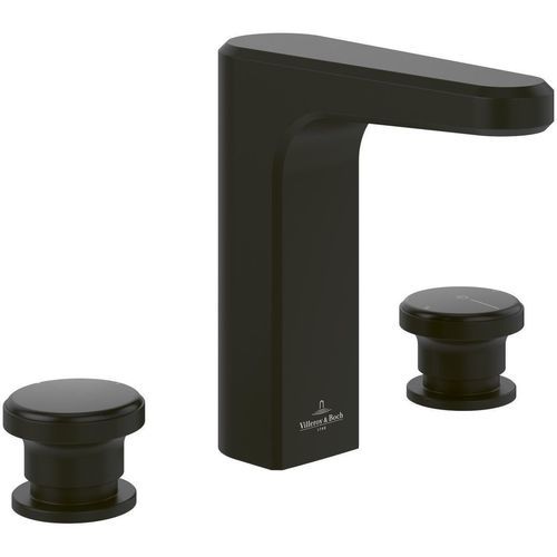 Mitigeur de vasque - TVW117003002K5 - Villeroy & Boch - monté sur plage / en métal chromé / 3 trous