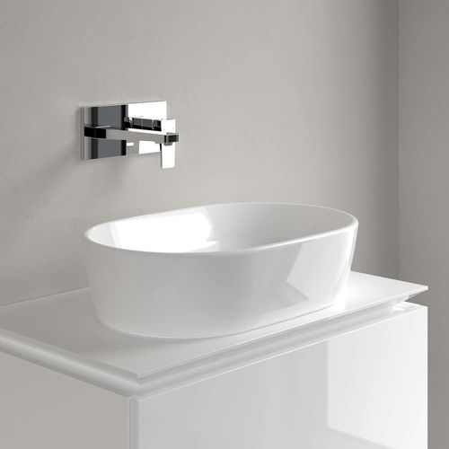 Vasque intégrée - 5A266001 - Villeroy & Boch - en céramique / ovale / sans trou